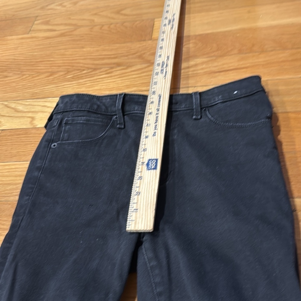 Abercrombie & Fitch black distressed high rise super skinny ankle  size 28/6S . - Picture 7 of 9